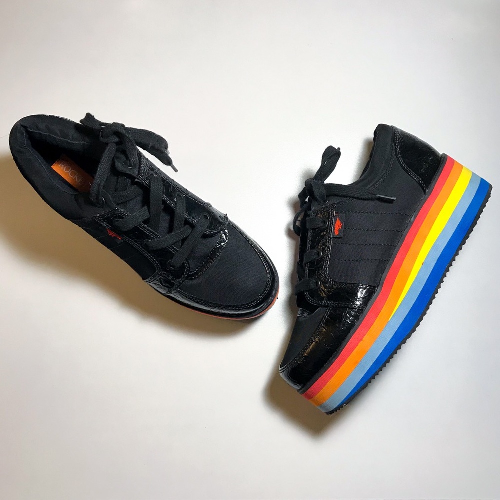Rocket Dog rainbow shoes